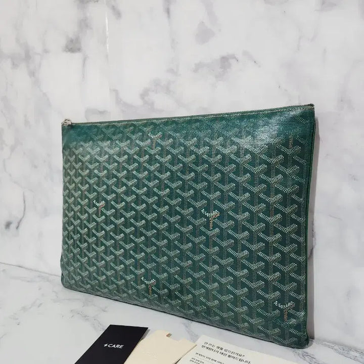 [BUNJANG] Goyard Saint Louis GM Clutch Green / 고야드 세나 그린 클러치 Gm