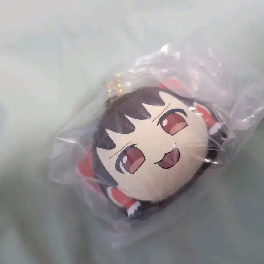 [BUNJANG] Touhou Project Yukkuri Reimu Squeeze Plush Keychain / 동방프로젝트 윳쿠리 레이무 스퀴시 말랑이 키링