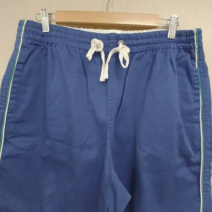 [BUNJANG] 1942 Blue Training Shorts with Line Point / 1942 블루 트레이닝 반바지 라인 포인트