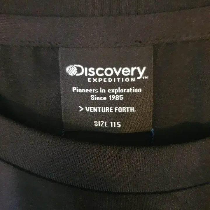 [BUNJANG] Discovery Black Short Sleeve T-Shirt / 디스커버리  블랙 반팔 티셔츠
