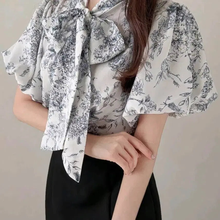 [BUNJANG] Mine Sweeper Style Blouse / 스나계 양산형 지뢰계 블라우스