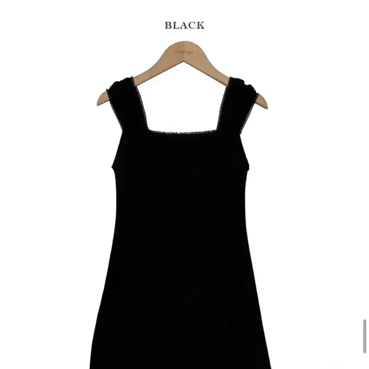 [BUNJANG] Kkomi Go Shirring Mini Dress Black / [미개봉 새상품]꼰미고 셔링 미니원피스 블랙