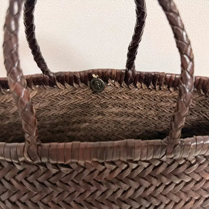 [BUNJANG] Dragon Diffusion Triple Jump Small Dark Brown Tote Bag / 드래곤 디퓨전 트리플 점프 스몰 다크브라운 토트백
