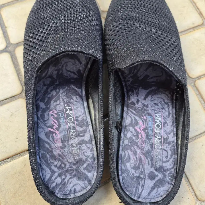 [BUNJANG] Skechers Air-Cooled Memory Foam Mule Black Women&