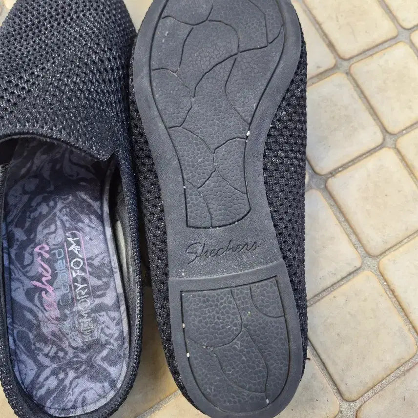 [BUNJANG] Skechers Air-Cooled Memory Foam Mule Black Women&
