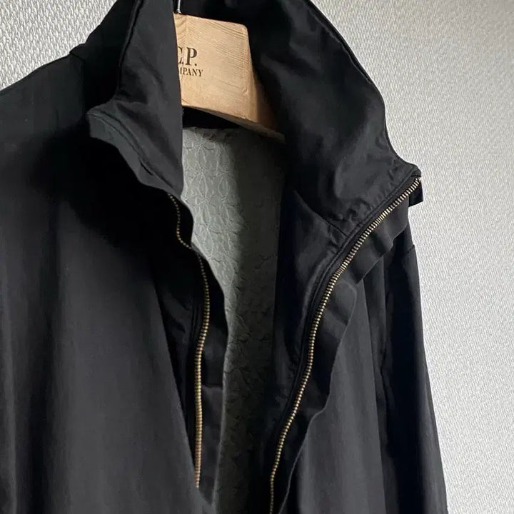 [BUNJANG] C.P. Company Balmacan Coat Black (Removable Inner Padding) XL 105 / [CP 컴퍼니] 정품 발마칸 코트 블랙 (내피 탈부착) XL 105
