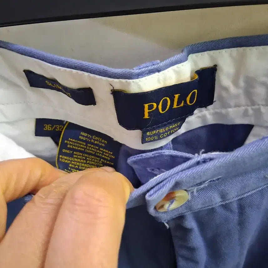 [BUNJANG] Polo Cotton Pants 36 / 폴로 면바지 36
