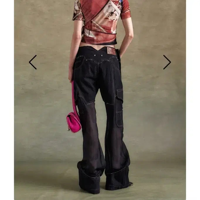 [BUNJANG] Andersson Bell Denim Shear Cargo Pants / 앤더슨벨 데님 시어 카고 팬츠 38