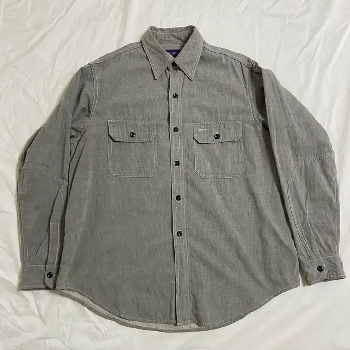 [BUNJANG] Nepenthes Grey Work Shirt / Nepenthes 네펜데스 그레이 워크 셔츠