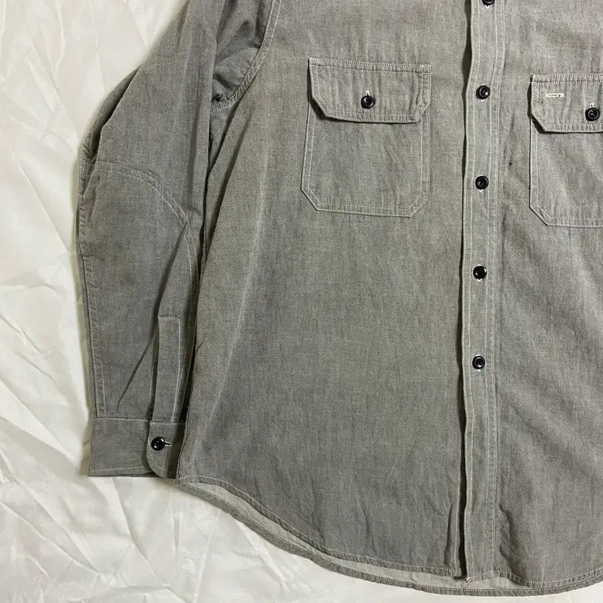 [BUNJANG] Nepenthes Grey Work Shirt / Nepenthes 네펜데스 그레이 워크 셔츠