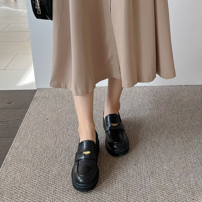 [BUNJANG] New Platform Loafers Size 245 / 새상품 통굽 로퍼 245사이즈 판매