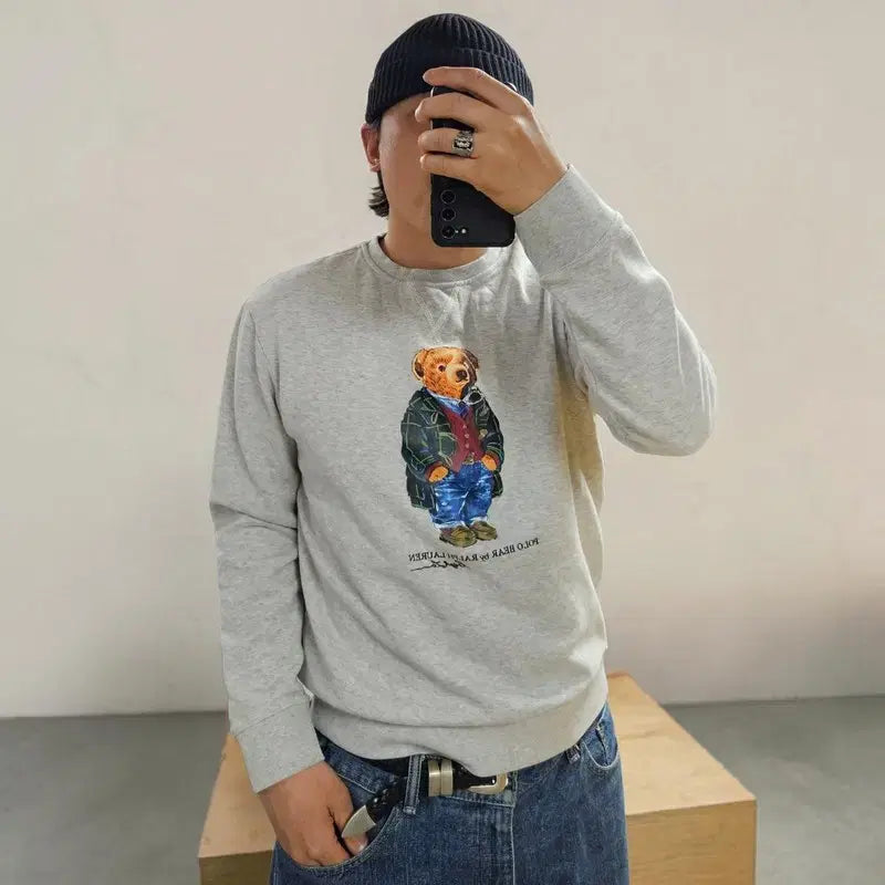 [BUNJANG] Polo Ralph Lauren Bear Sweatshirt L / 폴로 랄프로렌 베어 맨투맨 L M0404