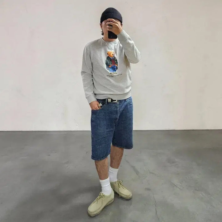 [BUNJANG] Polo Ralph Lauren Bear Sweatshirt L / 폴로 랄프로렌 베어 맨투맨 L M0404