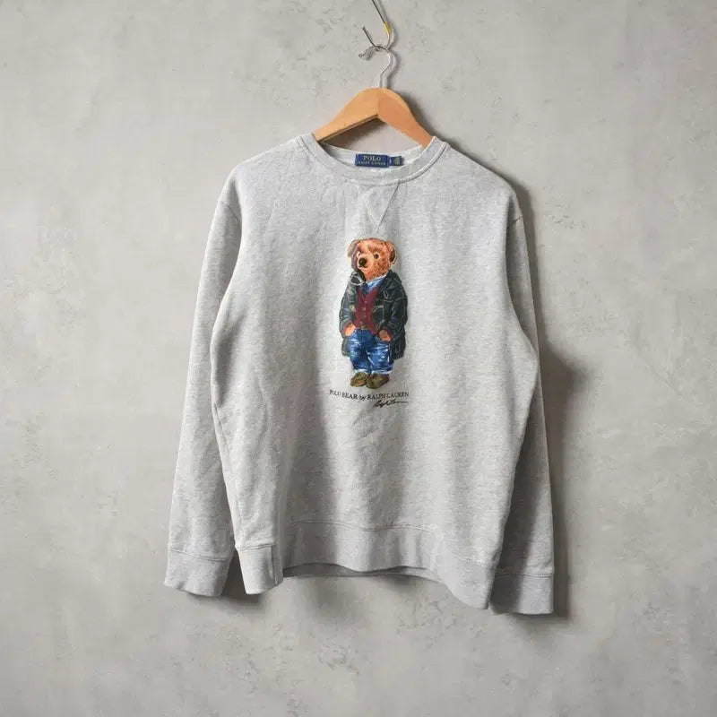 [BUNJANG] Polo Ralph Lauren Bear Sweatshirt L / 폴로 랄프로렌 베어 맨투맨 L M0404