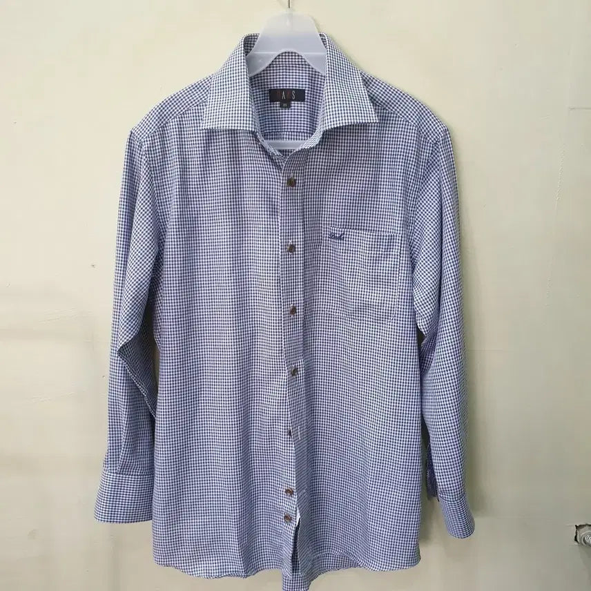 [BUNJANG] Daks Gingham Check Shirt (Size 95) / [ 95 ] 닥스 깅엄체크 셔츠