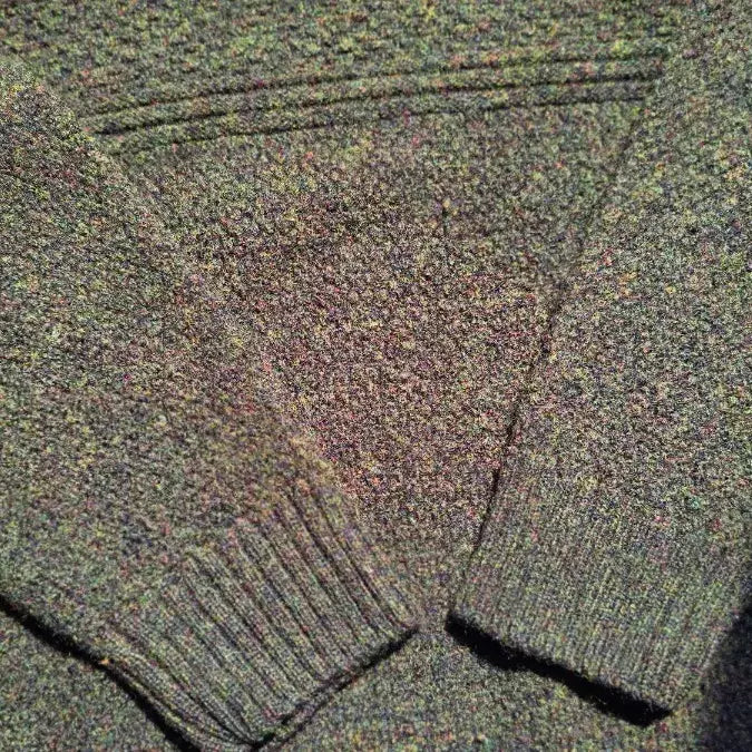 [BUNJANG] PENDLETON Shetland Wool Quarter Zip Knit / PENDLETON 펜들턴 셔틀랜드 울 쿼터 집업 니트