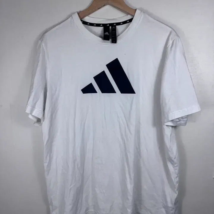 [BUNJANG] Adidas Big Logo T-Shirt White 2XL / 아디다스 빅로고 반팔티 2XL 화이트