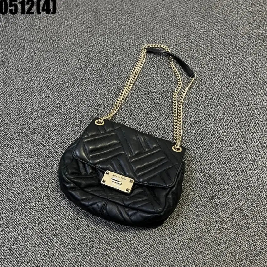 [BUNJANG] Michael Kors Black Quilted Chain Shoulder Bag / 마이클코어스 블랙 퀼팅 체인 숄더백 | 0512