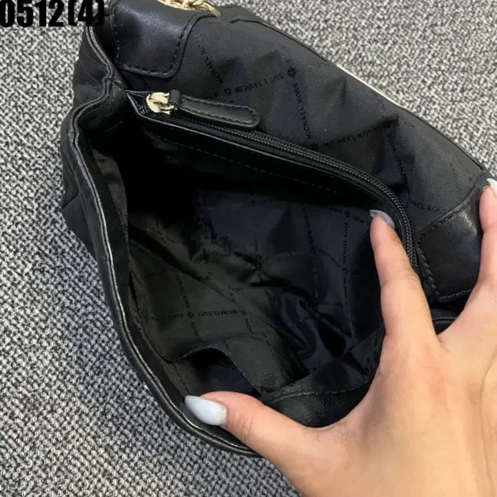 [BUNJANG] Michael Kors Black Quilted Chain Shoulder Bag / 마이클코어스 블랙 퀼팅 체인 숄더백 | 0512