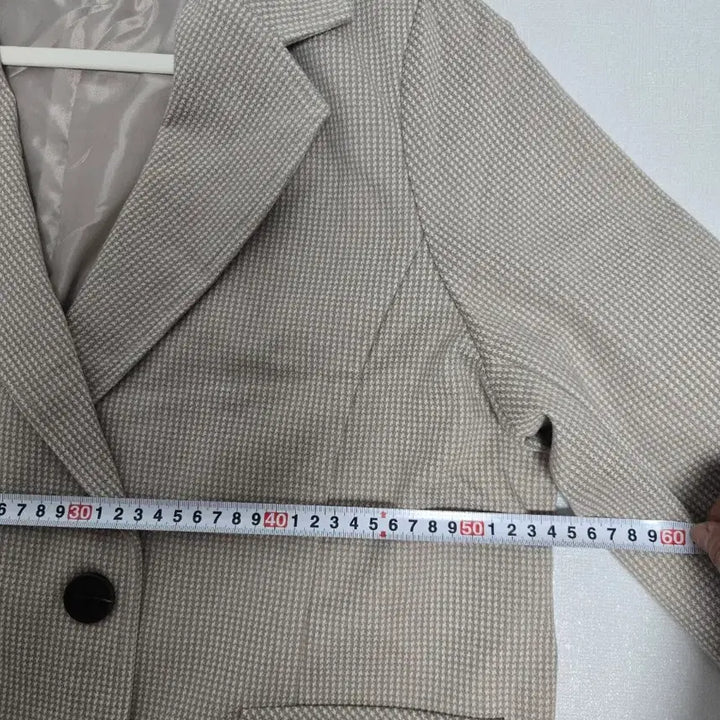 [BUNJANG] Houndstooth Double Button Jacket / 하운드투스 더블 버튼 자켓