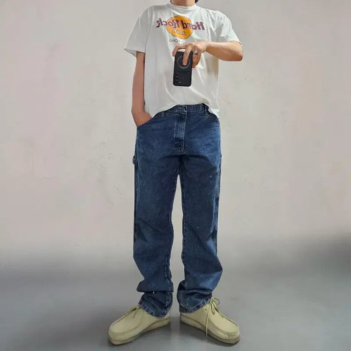 [BUNJANG] Wrangler Carpenter Denim Jeans 34 M0410 / 랭글러 카펜터 청바지 34 M0410