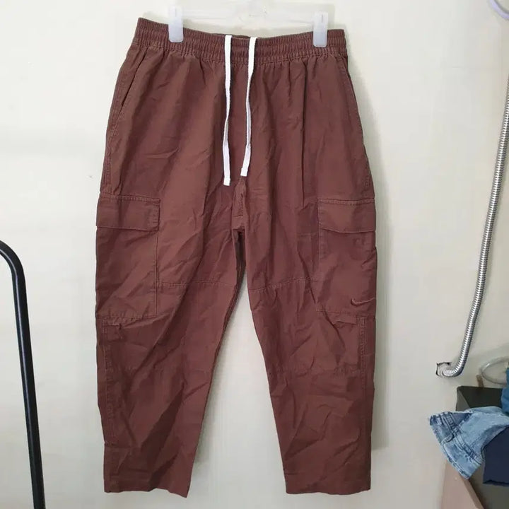 [BUNJANG] Nike Brown Nylon Shorts - Size L / [ L ] 나이키 브라운 나일론 쇼츠 23년식