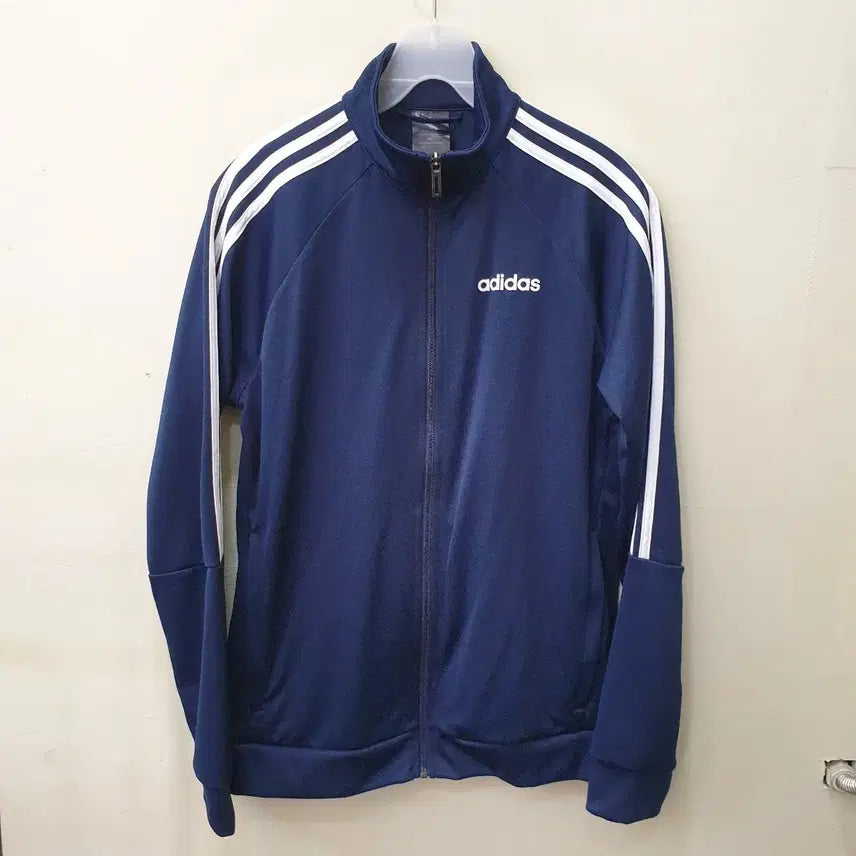 [BUNJANG] Adidas Navy Three-Stripe Track Jacket / [ M ] 아디다스 네이비 삼선 져지