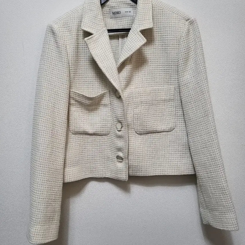 [BUNJANG] MIXXO Tweed Crop Jacket (Size M) / 51307/미쏘 트위드 크롭 자켓 M 사이즈/별하