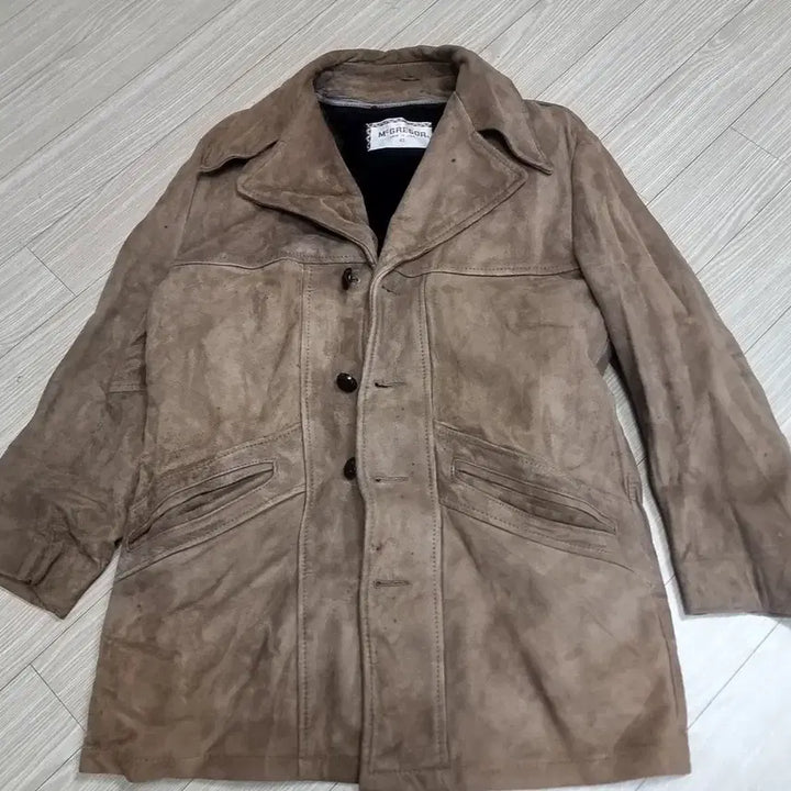 [BUNJANG] McGregor 1970s Suede Jacket Brown Size 40 / 70년대 미제 usa  맥그리거 스웨이드 브라운 자켓(40)