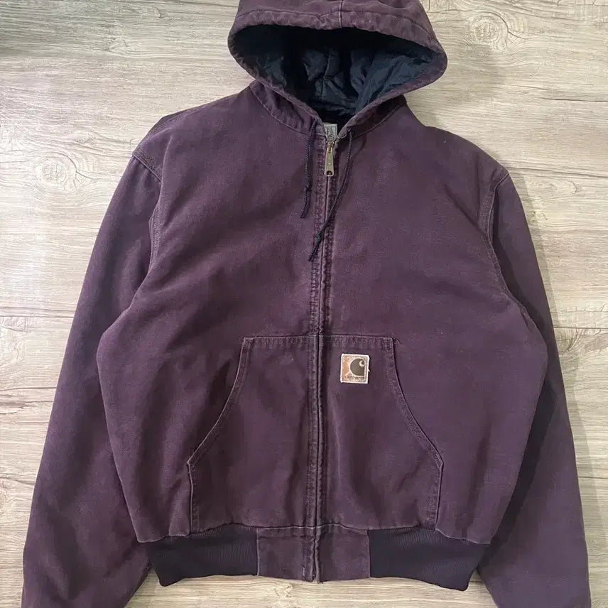 [BUNJANG] Carhartt Active Jacket J06 BRG Burgundy / [L] 칼하트 액티브 J06 BRG (버건디)