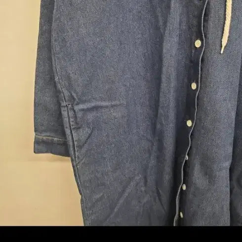 [BUNJANG] Hooded Denim Dress Size 77 / 후드 데님 원피스 청원피스 77