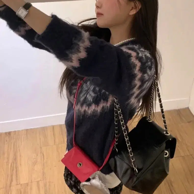 [BUNJANG] Kishining Card Bag Pink / 키시닝 카드백 핑크