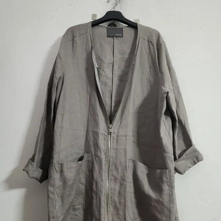 [BUNJANG] N.KIND Linen Long Cardigan / N.KIND 린넨 롱 가디건와이드