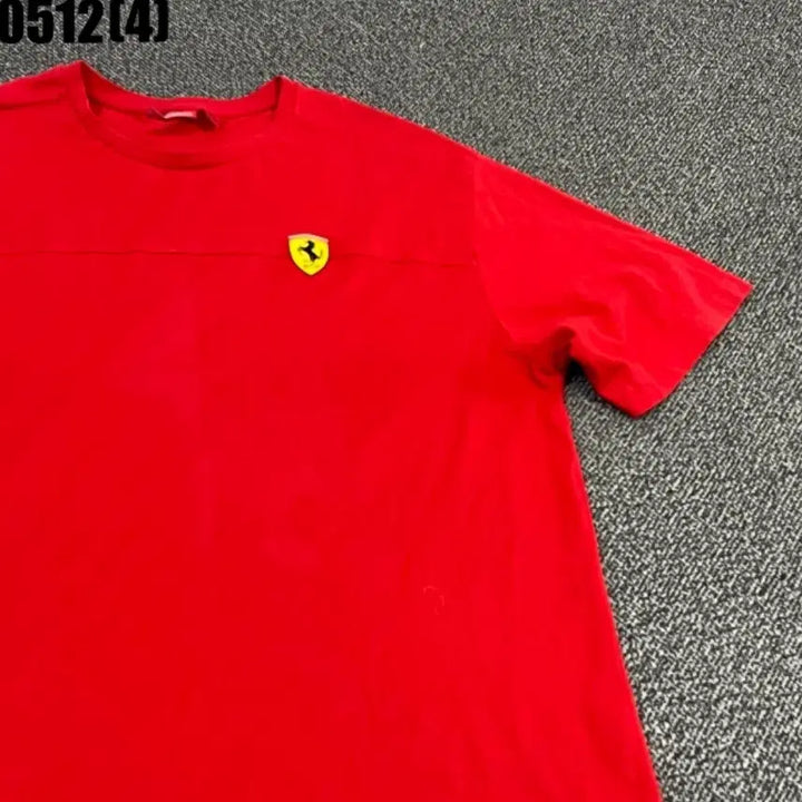 [BUNJANG] Ferrari Red T-Shirt XL / 페라리 레드 반팔 티셔츠 XL | 0512