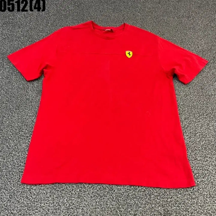 [BUNJANG] Ferrari Red T-Shirt XL / 페라리 레드 반팔 티셔츠 XL | 0512
