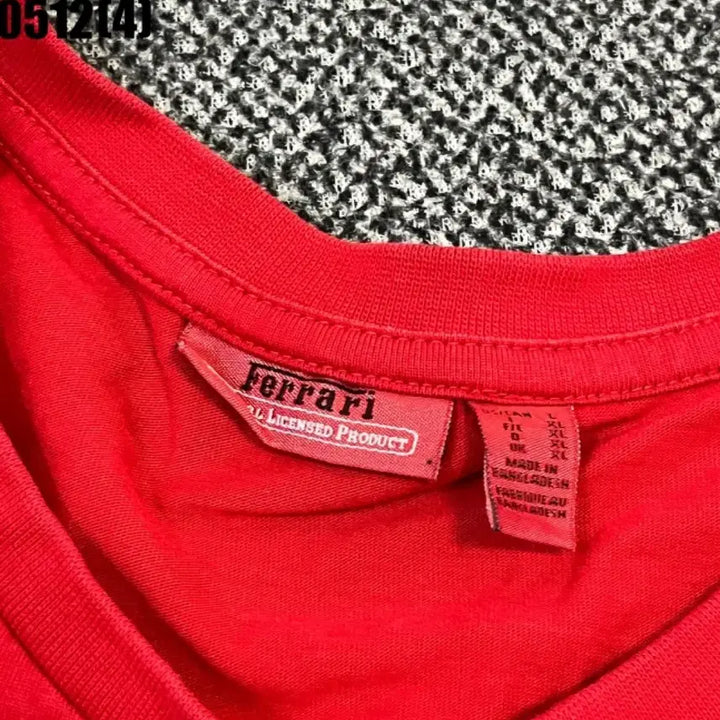 [BUNJANG] Ferrari Red T-Shirt XL / 페라리 레드 반팔 티셔츠 XL | 0512