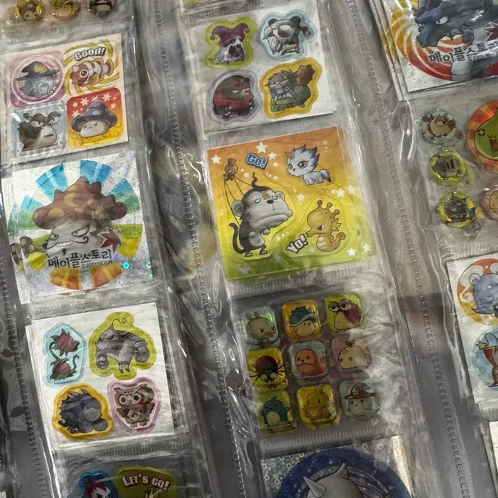 [BUNJANG] MapleStory 5-Tier Sticker 16-Set Bundle / 고전)메이플스토리5단스티커 16판 일괄판매