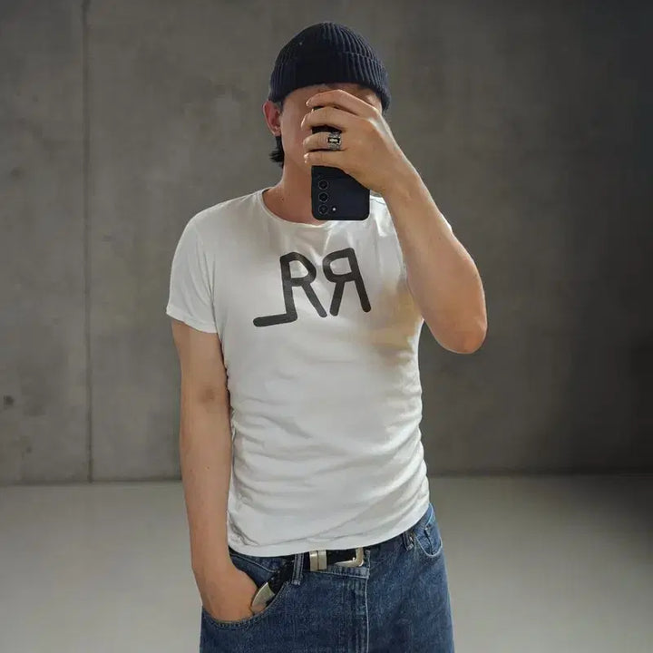 [BUNJANG] RRL Ralph Lauren Logo T-Shirt / RRL 더블알엘 반팔티 M0392
