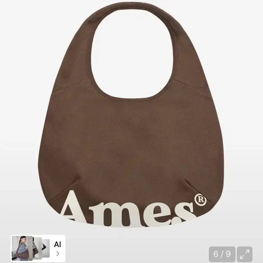 [BUNJANG] Ames Worldwide Hobo Bag Brown / 아메스 월드와이드 호보백 브라운