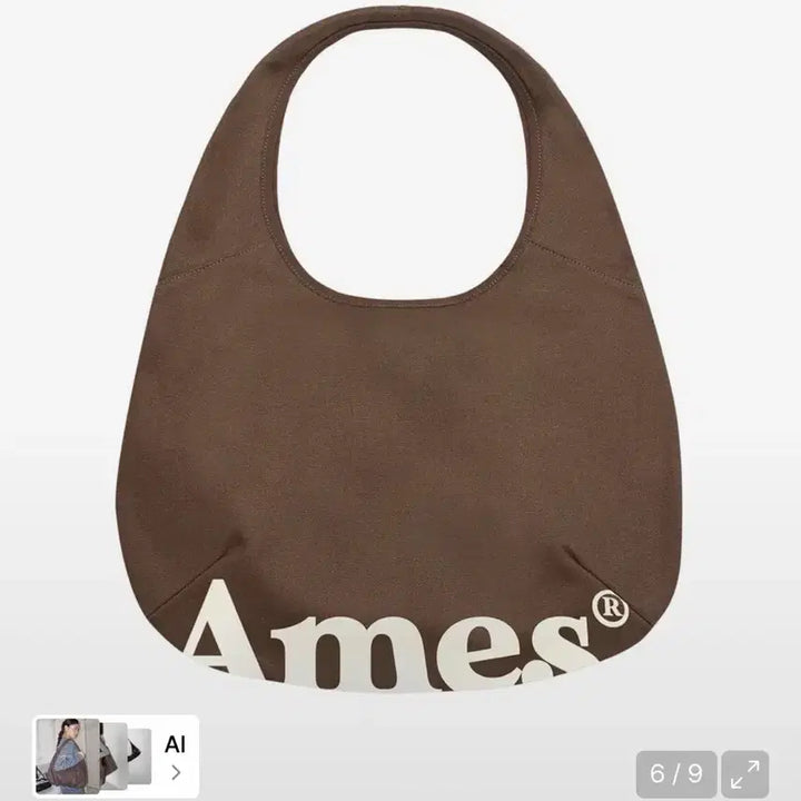 [BUNJANG] Ames Worldwide Hobo Bag Brown / 아메스 월드와이드 호보백 브라운