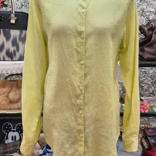 [BUNJANG] Uniqlo 100% Linen Shirt / 유니클로 마 100% 셔츠 (66 77)