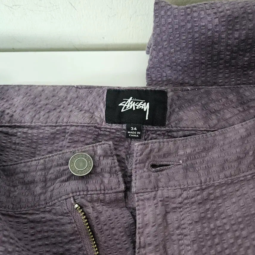 [BUNJANG] Stussy Seersucker Work Pants (Size 34) / 스투시 시어서커 워크팬츠 34