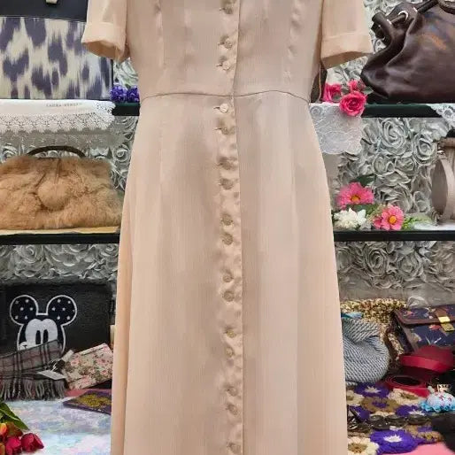 [BUNJANG] ALPHA AIM Long Dress / ALPHA AIM 얌전한 롱원피스 (55 66)