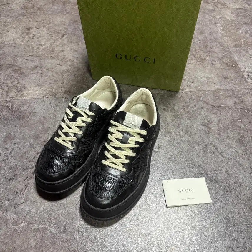 [BUNJANG] Gucci Embossed Sneakers / 구찌 엠보스 스니커즈 6 풀박스