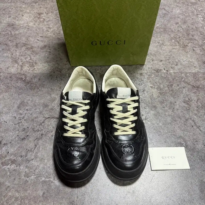 [BUNJANG] Gucci Embossed Sneakers / 구찌 엠보스 스니커즈 6 풀박스