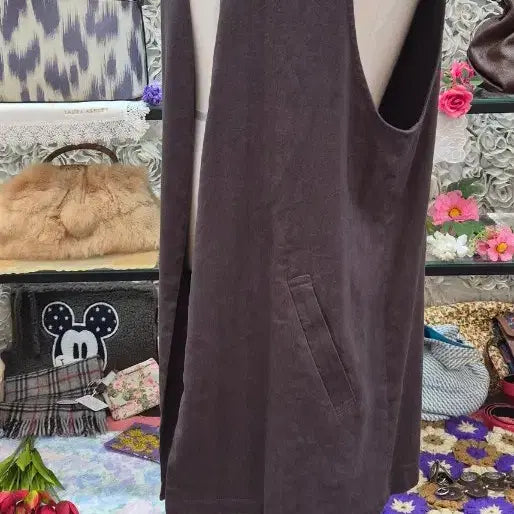 [BUNJANG] LEPSIM Linen Blend Long Vest / LEPSIM 마 혼방 롱조끼 55 66 77 프리사이즈