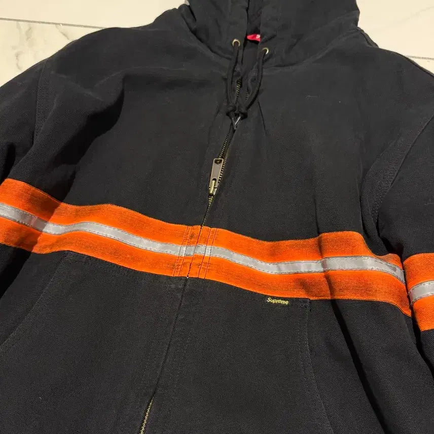 [BUNJANG] Supreme 24FW Hooded Work Jacket Black L / 슈프림 24FW 후디드 워크 자켓 L