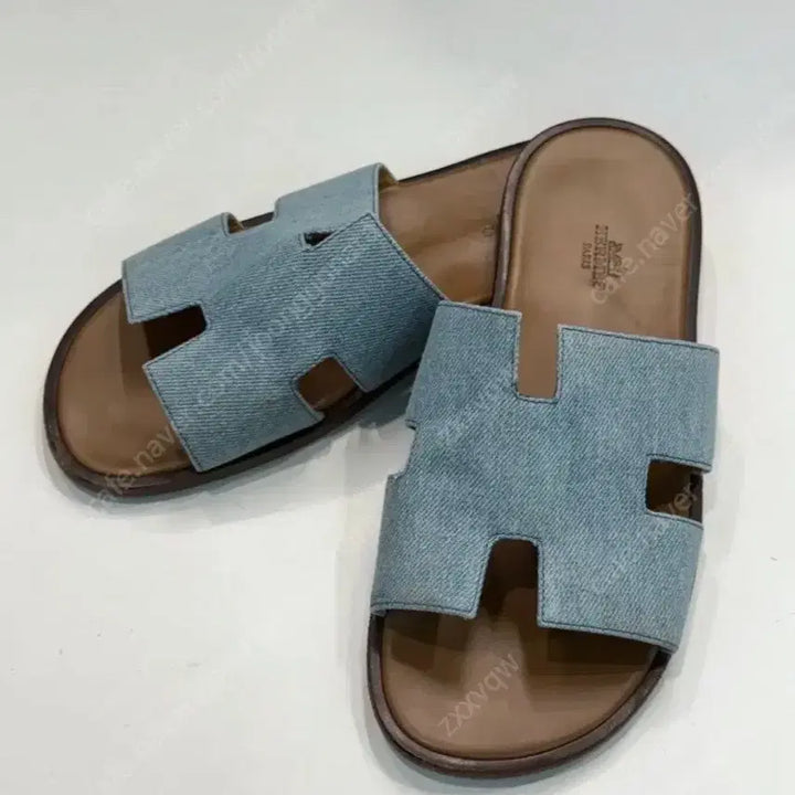[BUNJANG] Hermes Izmir Denim Mules Size 39 / 에르메스 이즈미르 데님 39
