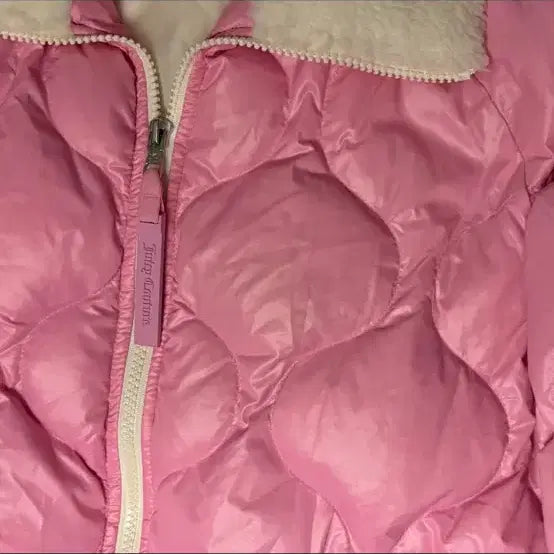 [BUNJANG] Juicy Couture Hot Pink Down Padded Jacket / 쥬시꾸뛰르 핫 핑크 다운 패딩