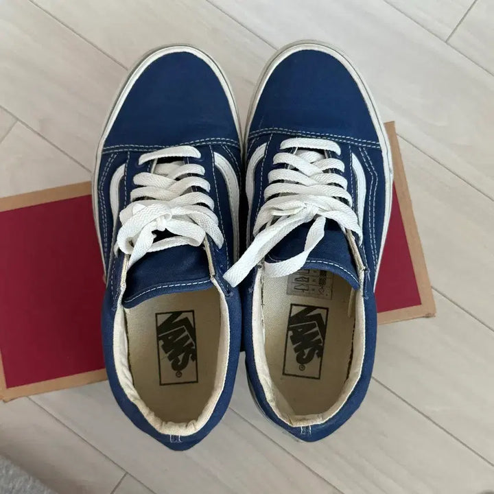 [BUNJANG] Vans Old Skool Navy Sneakers / 반스 올드스쿨 네이비 245